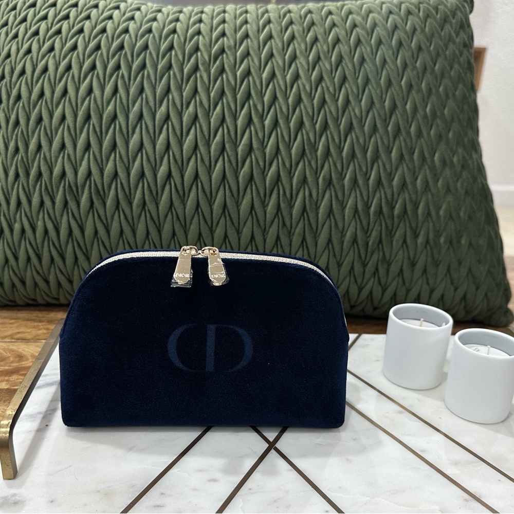 Dior Velvet Make up Bag